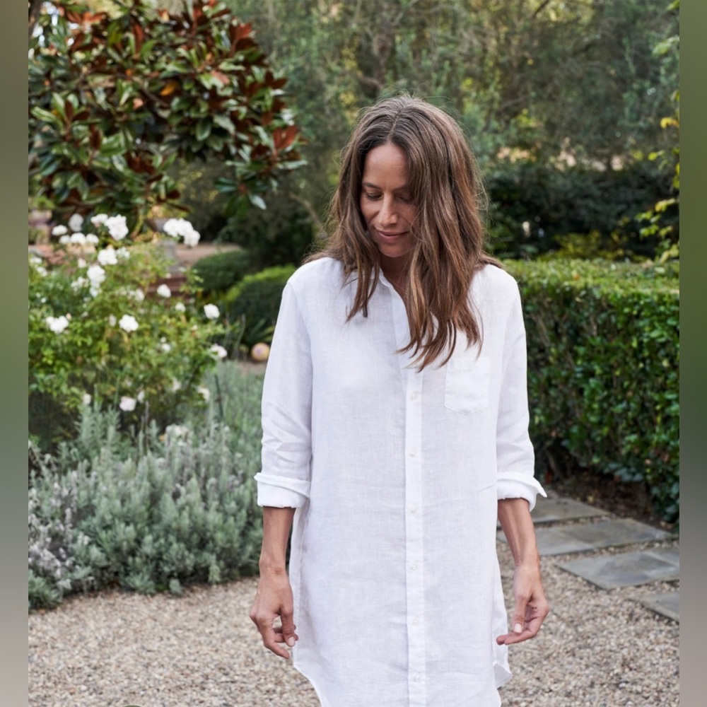 Mary Classic Shirtdress in Classic Linen